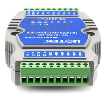 

485 Hub 4 Ports Photoelectric Isolation Industrial Lightning Protection 1 Route to 4 Route RS485 Distributor