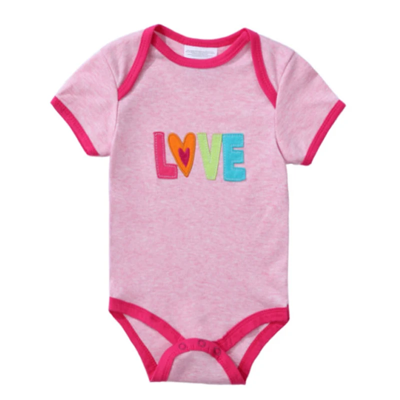 2018 Newly Baby Bodysuits 100% Cotton Infant Body Short Sleeve Clothing Jumpsuit Cartoon Animal Printed Baby Boy Girl Bodysuits (3)