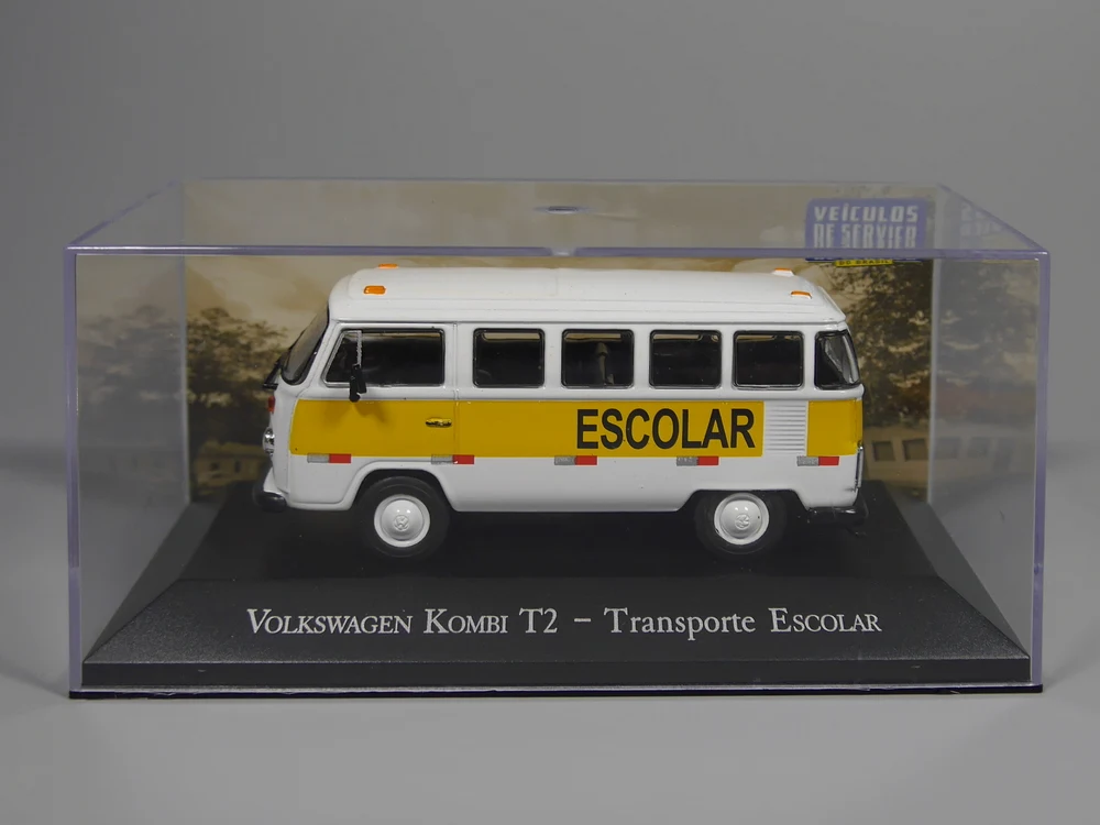 Авто ИНН-ixo 1:43 Volkswagen Kombi T2 транспортный Эсколар литой модельный автомобиль