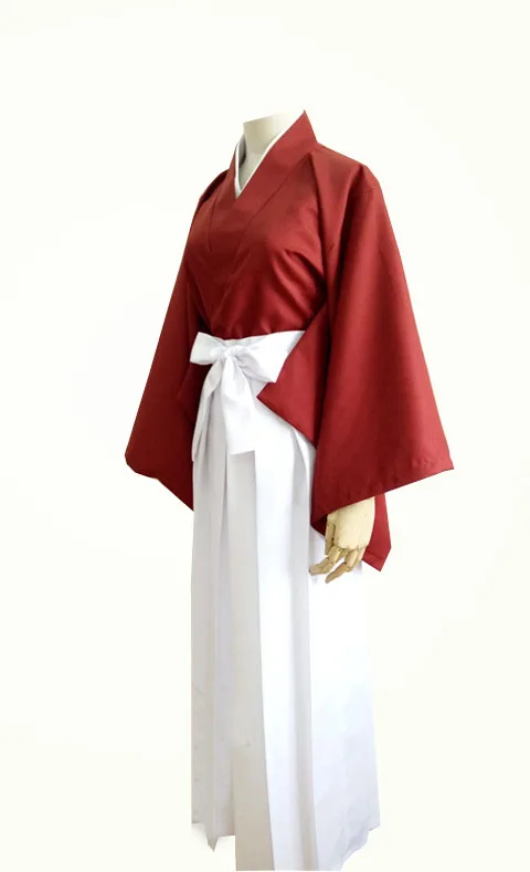 Rurouni Kenshin Himura Kenshin Red film Kimono Cosplay Costume