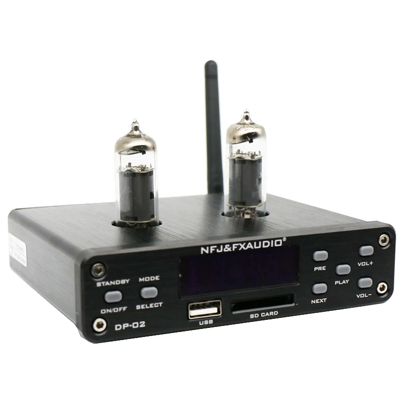 NFJ & FXAUDIO DP 02 6K4 Мини HiFi Bluetooth звуковой Предварительный усилитель ламповый для