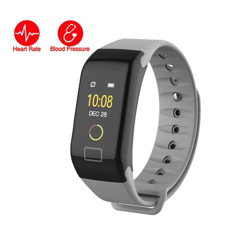 

Smart Band with Color Display Blood Pressure Waterproof Color Screen Sports Smart Bracelet Heart Fitness Tracker for Men Women