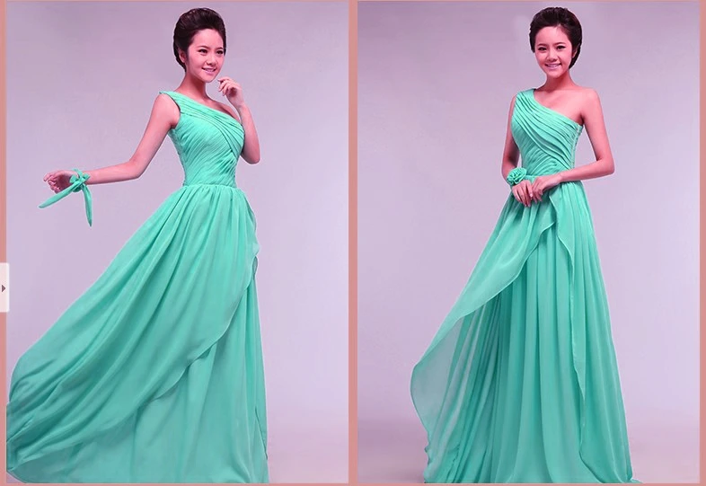 Vestidos Длинные вечерние платья для девочек бирюзового и зеленого цвета Новое поступление дизайнерские платья длина до пола W1127