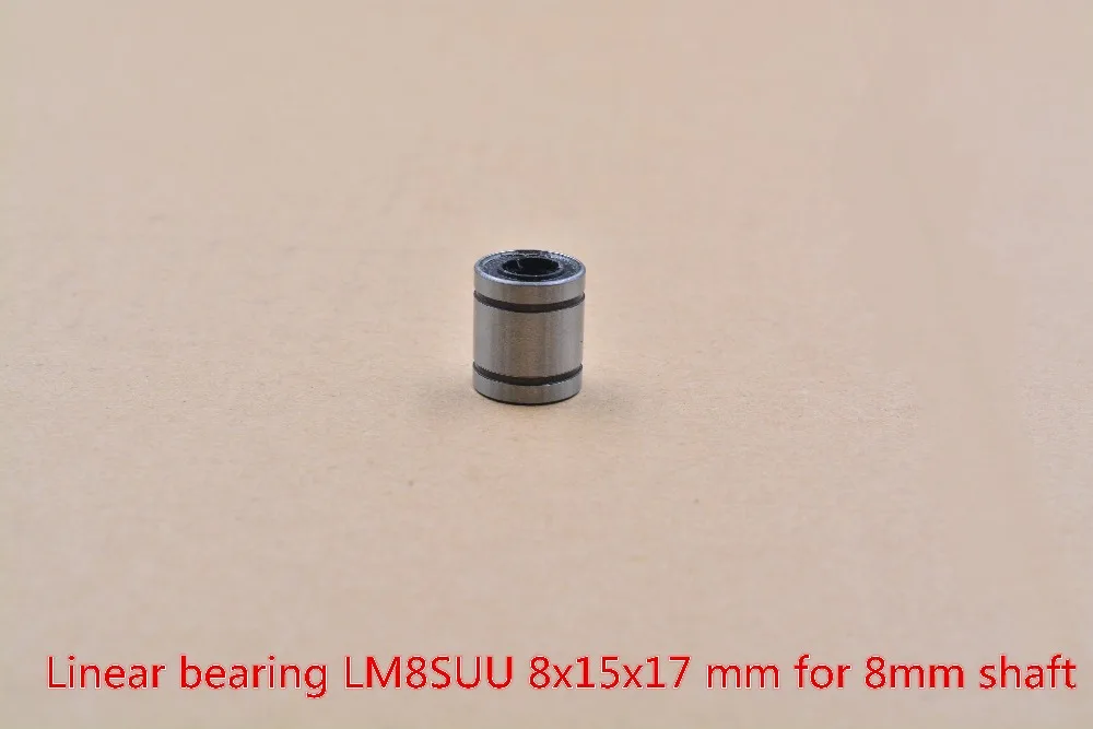 Lm8Suu 8Mmx15Mmx17Mm Linear Ball Bearing Bush Bushing For Rod Round Shaft 1Pcs huismerk kopen in de aanbieding