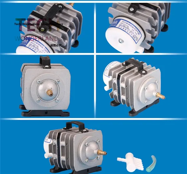 20л/мин SUNSUN электромагнитный воздушный насос ACO-001 sunsun ACO 001 воздушный компрессор аквариум для увеличения кислорода