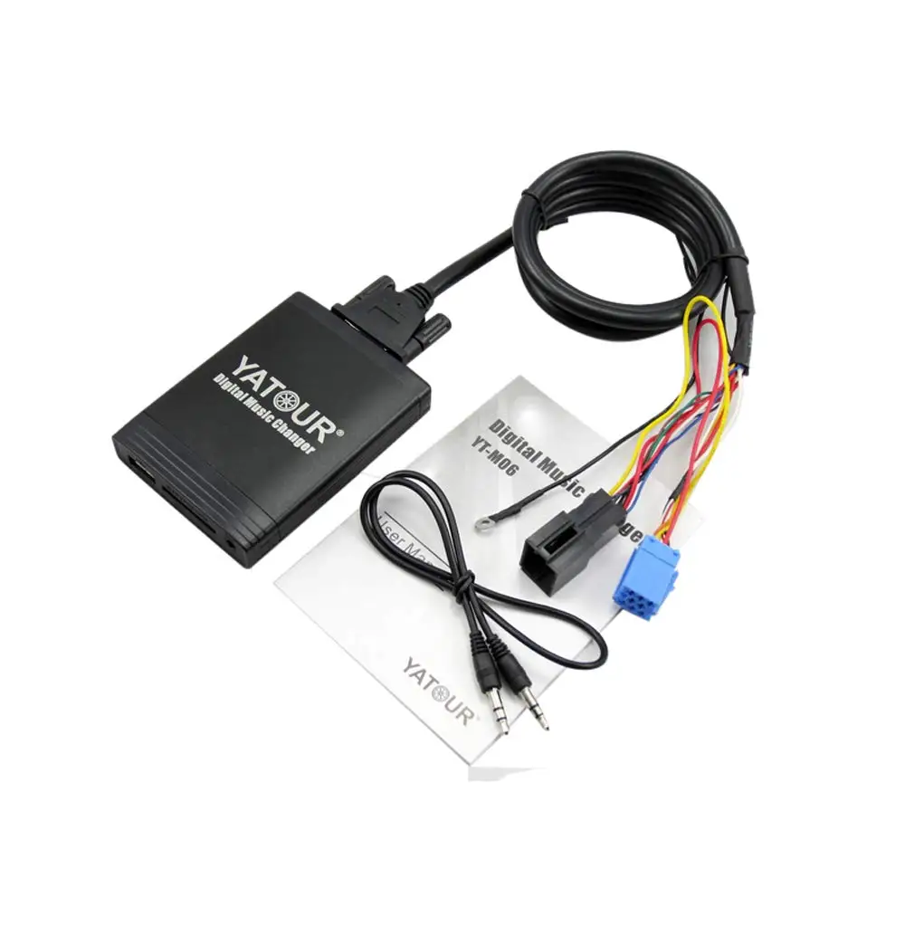 Yatour YT M06 Автомобильный MP3 плеер USB AUX SD адаптер цифровой cd чейнджер для passat Golf Polo Tiguan