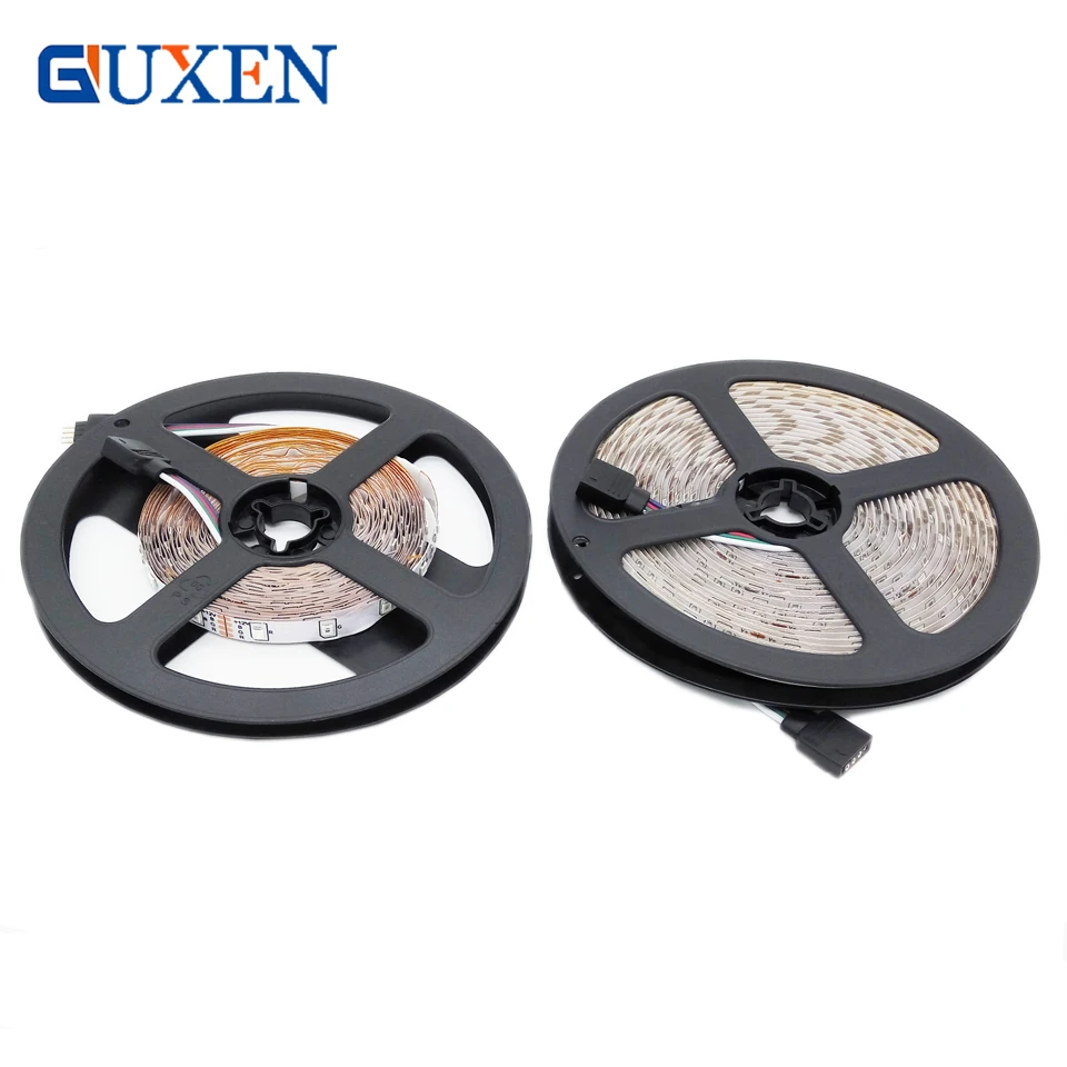 

GUXEN Led Strip Light 5M 300Leds DC12V SMD2835 Chip Diode Tape Waterproof/No-Waterproof RGB & Single color free shipping