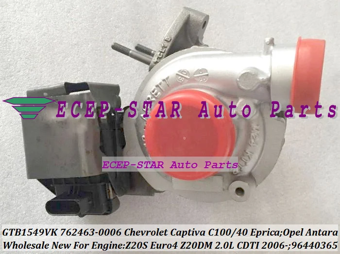 TURBO GTB1549VK 762463 762463-0002 762463-0006 96440365 96440364 Turbocharger For Chevrolet Captiva C100 C140 Eprica For Opel Antara 06- Z20S Z20DM Z20DMH 2.0L CDTI (2)