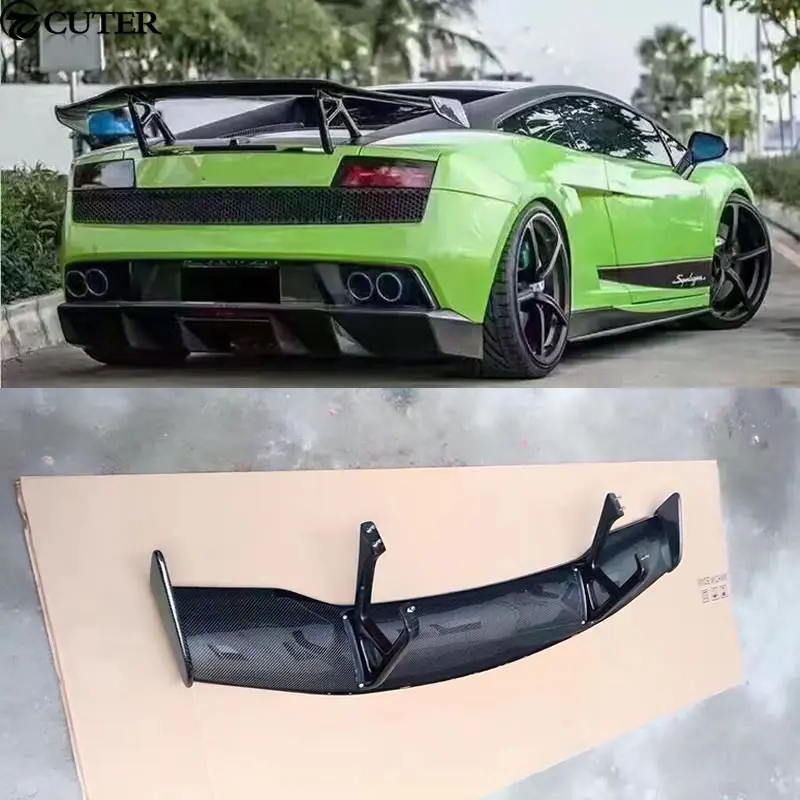 LP550 LP560 карбоновый комплект кузова автомобиля задний спойлер на багажник крыло