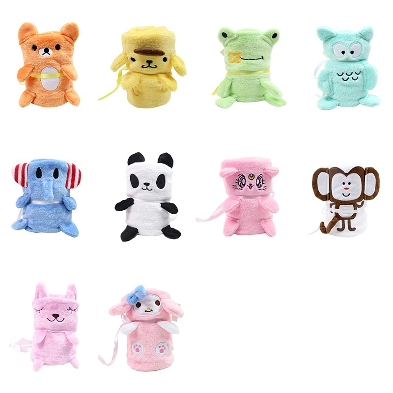 

Autumn Winter Newborn Boy Girl Baby Blankets Bath Towel Swaddles Folding Cartoon Infant Wrap Sleepsack Stroller cover Play Mat