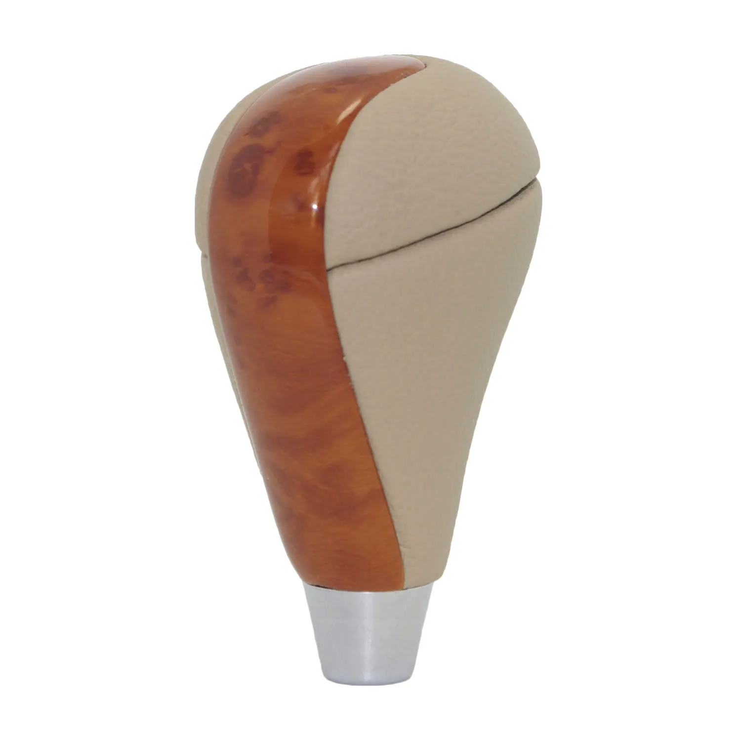 

Beige Leather Light Brown Wood Shift Knob for Lexus ES300h ES330 ES350 GS300 GS460 IS250 LS430 LS460 RX350 SC430 Toyota Avalon