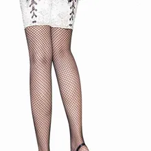 Пикантные ажурные чулки женские пикантные длинные гетры 3S8103 белый вышивки кружева чулок