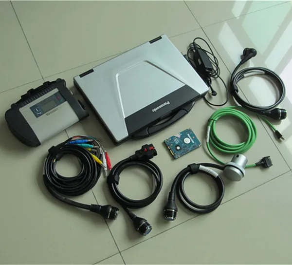 Mb star c4 sd conectar juego completo + 12/2018 v-ediam/DTS HDD cf52 con ordenador portátil con WIF