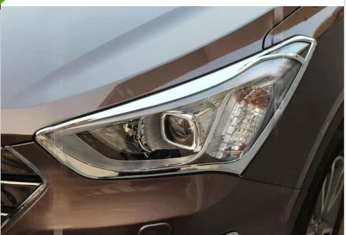 

head lamp front headlight ring trim cover for hyundai Santa Fe sport 2013