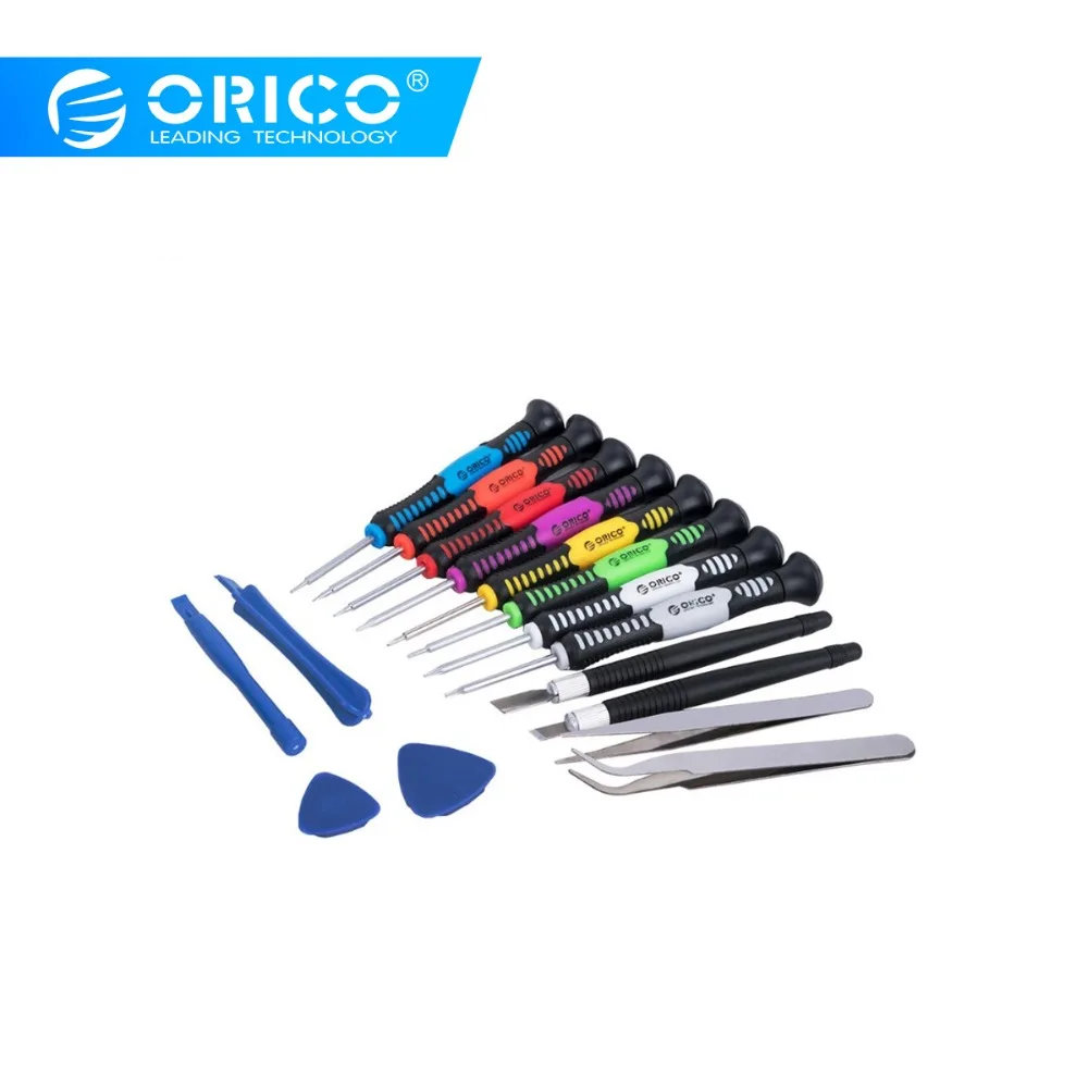 

ORICO ST6 16 in 1 Screwdriver Tool Set Multifunction Kit Opening Handle Mobile Phone Repair Tools