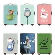 Travel Luggage Suitcase Protective Cover Trolley Case Travel Luggage Dust Cover Travel Accessories Apply(Only Cover) suitcase case travel trolley suitcase protective cover for s m l xl 18 32 inch travel accessories luggage cover