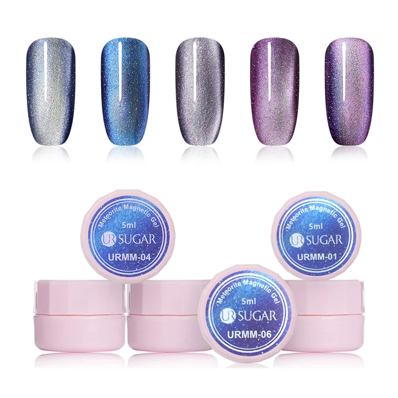 UR SUGAR UV Cat Eyes Gel Lacquer 3D DIY Magnetic Red Colors Gel Cat's Eye Nail Gel Polish Soak Off 7.5ml Nail Gel Lacquer