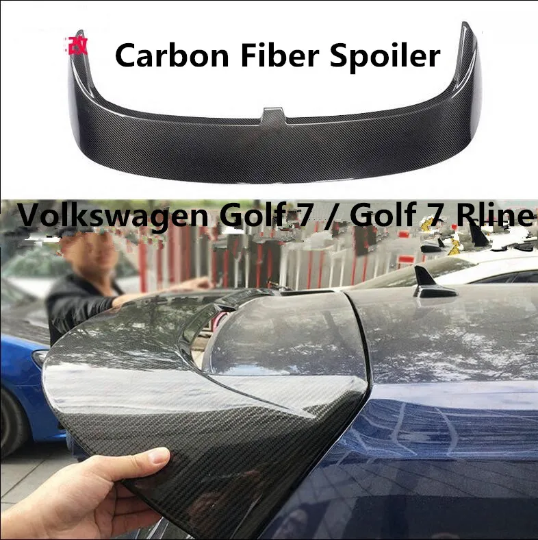 

Carbon Fiber Spoiler For Volkswagen Golf 7 / Golf 7 Rline 2014-2019 High Quality Spoilers Modification Accessories