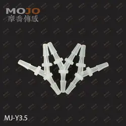 2019 шланг из полипропилена соединитель MJ-Y3.5 (1000 шт) PP трехходовые соединители 3,5 мм Y Тип трубы соединения