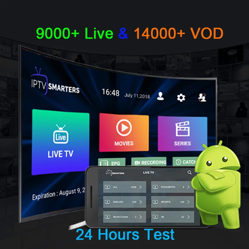 

IPTV Subscription X96 max Android tv box Italy Albania Germany UK Sweden Nordic indian 9000 Live14000 VOD m3u mag iptv Smarters