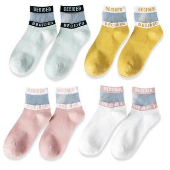 

Summer Women Lace Cotton Socks Letter Socks Clearance Sale Wholesale Lace Breathable Sweat Ventilated Light Socks