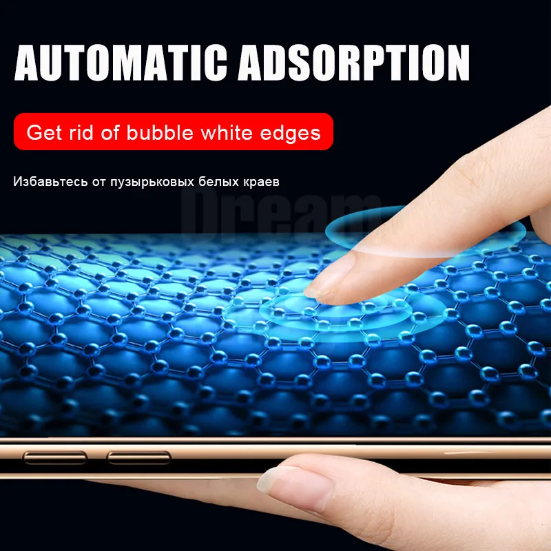 100D закаленное стекло с полным покрытием для IPhone 8 7 6 6s Plus защитное на 11 X XR XS MAX