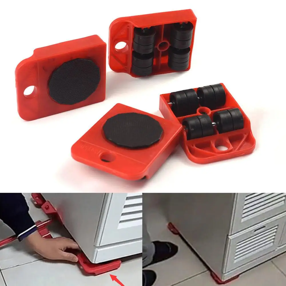 

Furniture Transport Roller Moving Wheel Slider Remover Removal Lifting Tools
