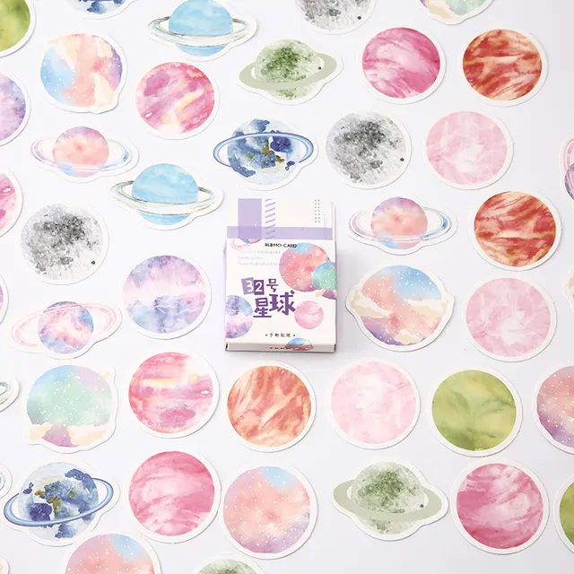 Mr.paper 24 Designs Colorful Ins Style Scrapbooking Bullet Journal Stickers Kawaii Girlish Deco Mini Box Stickers Child Gifts 1