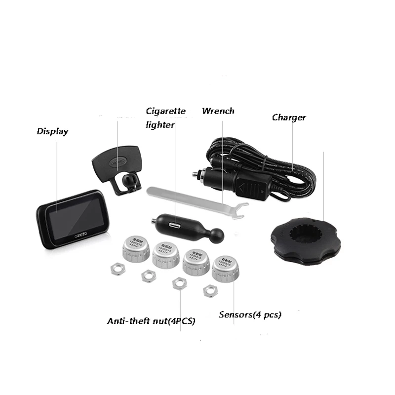 U903 TPMS Car tire pressure monitor system 50