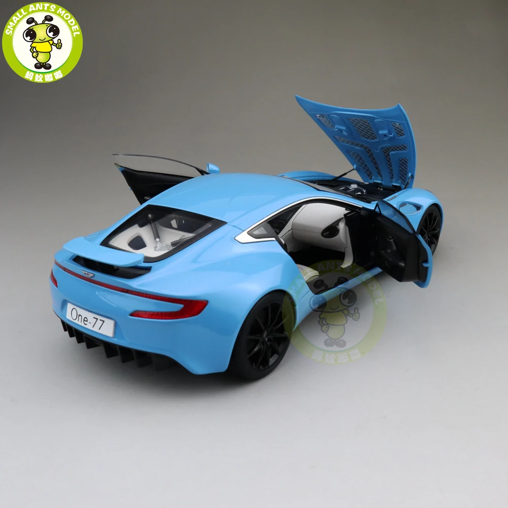 1/18 AUTOart 70240 ASTON MARTIN ONE 77 литая модель автомобиля синий