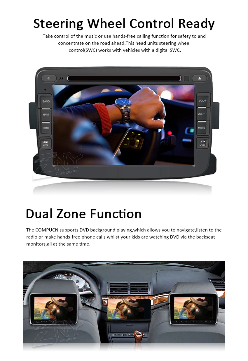 Top Android 8.0 Auto Radio For Renault Megane 2 2005-2009 Fluence 7" Car Stereo RDS FM Audio Video GPS Navigation Headunit Carplay 12