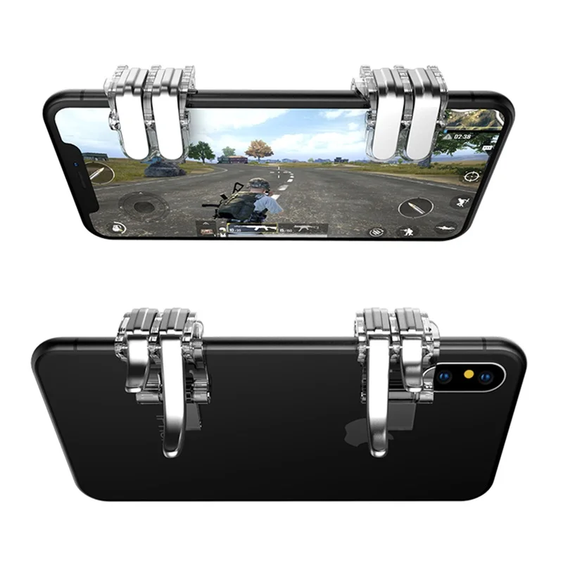 PUBG Mobile L1R1 Shooter Controller Pubg Controller Joystick pubg Trigger Fire Button Aim Key Rules of Survival Metal Gamepad PUBG Mobile L1R1 Shooter Controller Pubg Controller Joystick pubg Trigger Fire Button Aim Key Rules of Survival Metal Gamepad