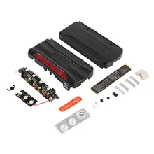 4 порта usb зарядка банк питания для мобильного телефона чехол с высокой емкостью ультра светильник с молотком Безопасности power Bank чехол