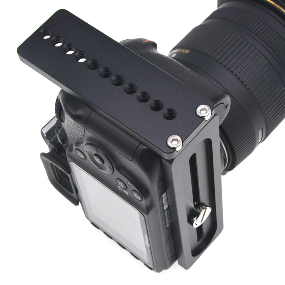 

New 3/8" 1/4" Screw L-Bracket Plate Vertical Video Recording Tool DOM668