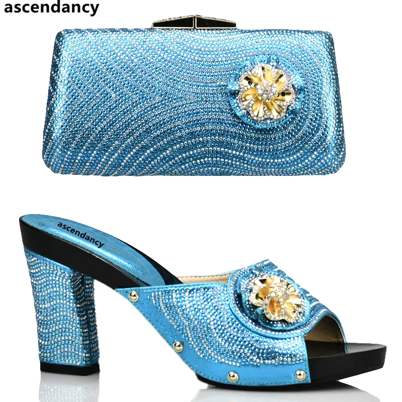 Tasche Letzten f passenden Schuh italienischen und Himmel blauen yI7vYbfg6