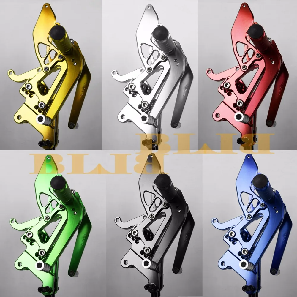 

8 Colors For Yamaha YZF-R6 1999-2005 CNC Adjustable Rearsets Rear Set Motorcycle Footrest Moto Pedal 2000 2001 2002 2003 2004