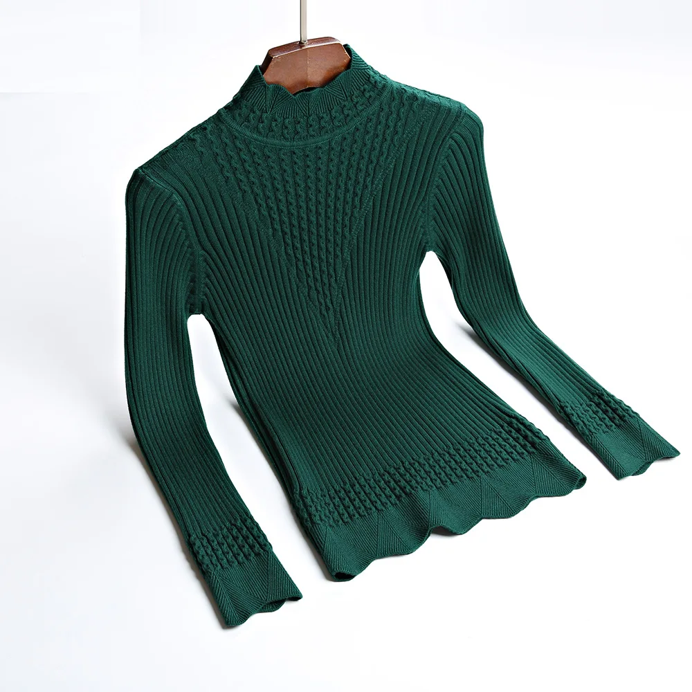

ONLYSVTER Fashion Rib Knitted Sweater Women Autumn Winter Pullover and Sweater Soft Cozy Female Basic Jumper TopTop