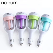 Мини машину, Ароматический диффузор для эфирных масел, 12V увлажнитель для ароматерапии, Портативный автомобильный воздушный увлажнитель-прохладный туман очиститель воздуха в автомобиле