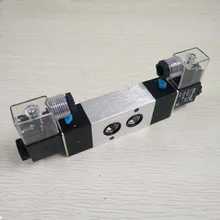 Клапан сжатого воздуха 12 В 24 В Монтажная пластина 4M220-06/4M220-08 порт 1/8 1/4 дюйма 5 Способ Тип пластины Пневматический электромагнитный клапан