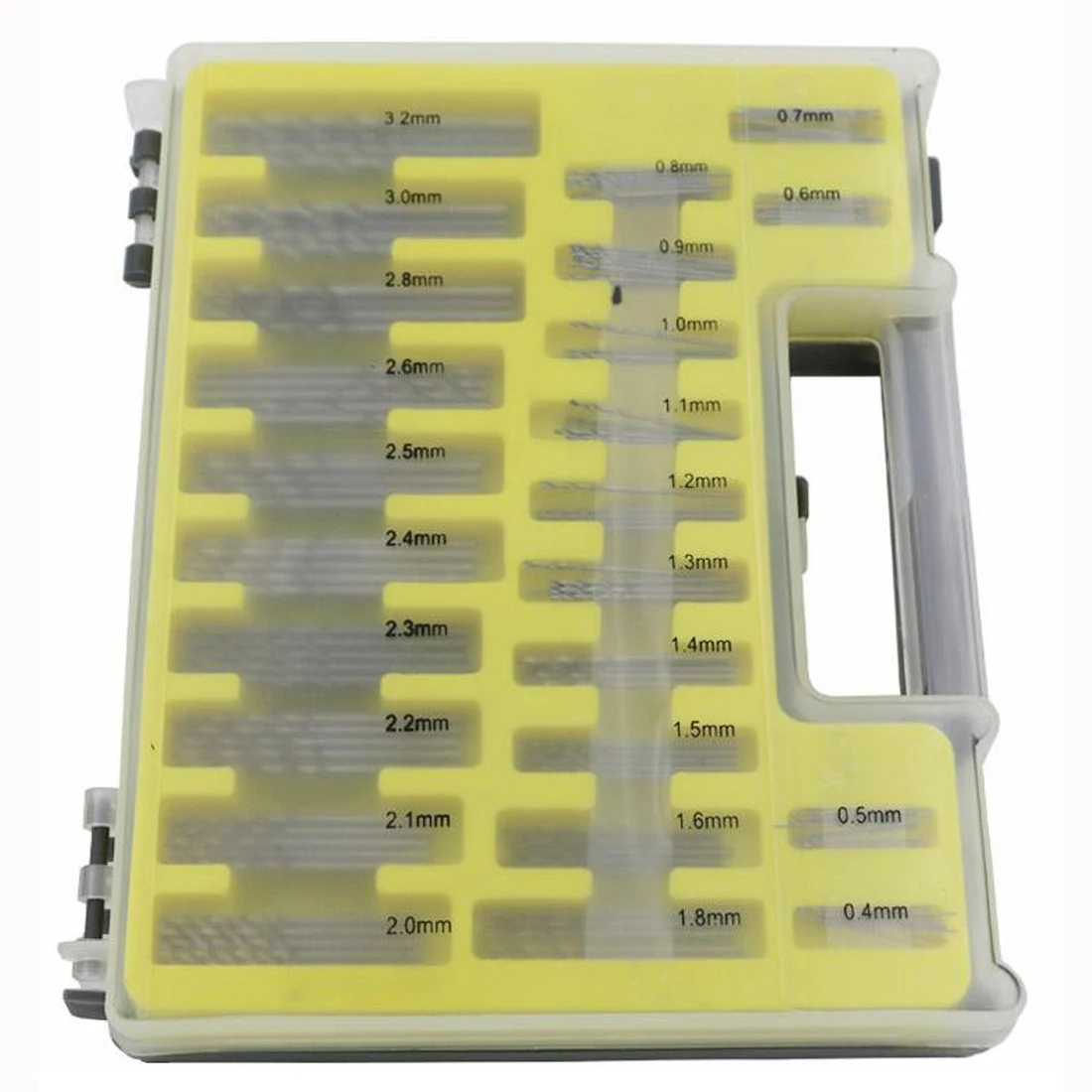 Hot 150PCS 0.4 3.2mm Drill Bit Set Small Precision With Carry Case