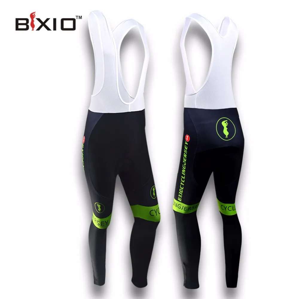 

BXIO Winter Thermal Fleece Cycling Pants MTB Bike Long Warm Trousers Autumn 4D Pad Windproof Pro Team UV400 Bicycle Clothing 018