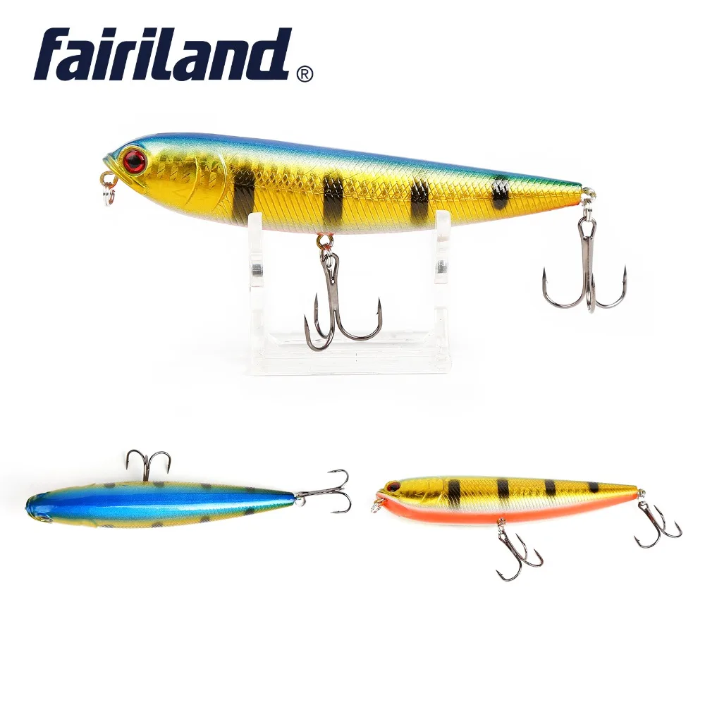 

1pcs Pencil Lure Topwater Floating Hard wobblers 12cm/4.7in 22g/0.78oz 10 colors Jerk Bait fishing lure bass isca artificia