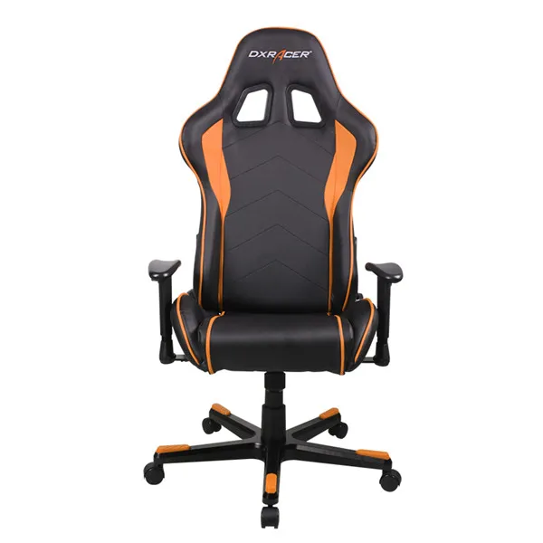 DXRacer Formula Series FE08 Newedge Edition гоночное ведро офисное кресло игровое кресло эргономичное компьютерное кресло с подушками - Цвет: Black Orange