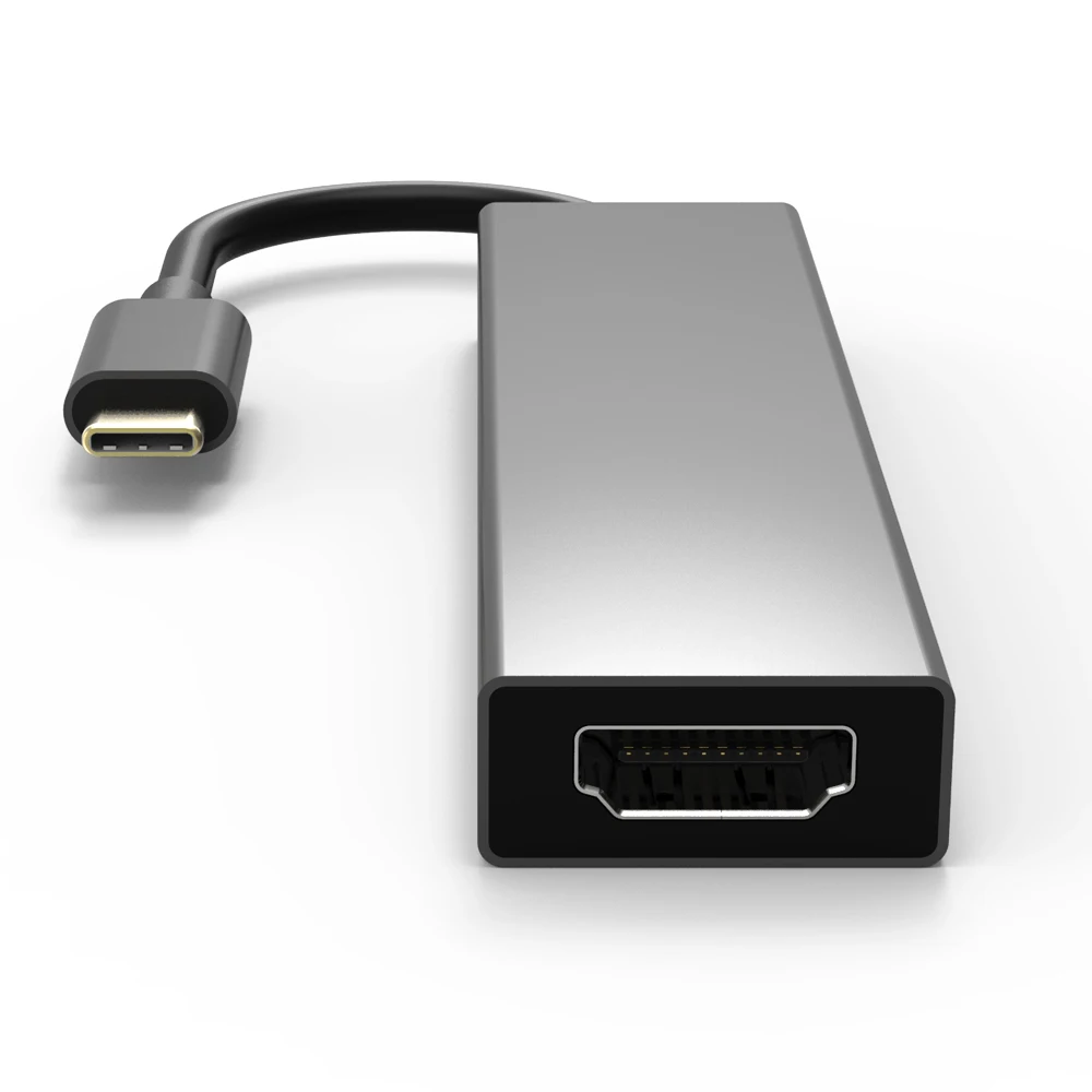 Док станция Thunderbolt 3 USB концентратор тип C в HDMI VGA 0 + конвертер SD TF карт для Apple Mac Samsung