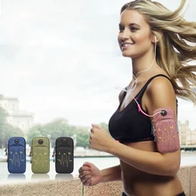 Легкий дышащий мягкий нарукавник 6,2 дюймов 4,0 Мобильный телефон Спорт Бег нарукавная Повязка Чехол для телефона сумка водостойкая