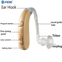 Медицинский аппарат слуховой аппарат S-303 цифровой чип слуховой аппарат