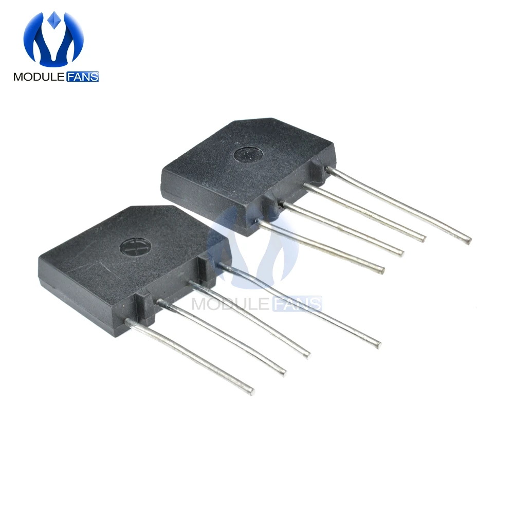 Diode Bridge Rectifier 5pcs Diy Electronic Diode Bridge Rectifier 600V 2A KBP206G KBP206 4PIN SIP-4 Single Phase