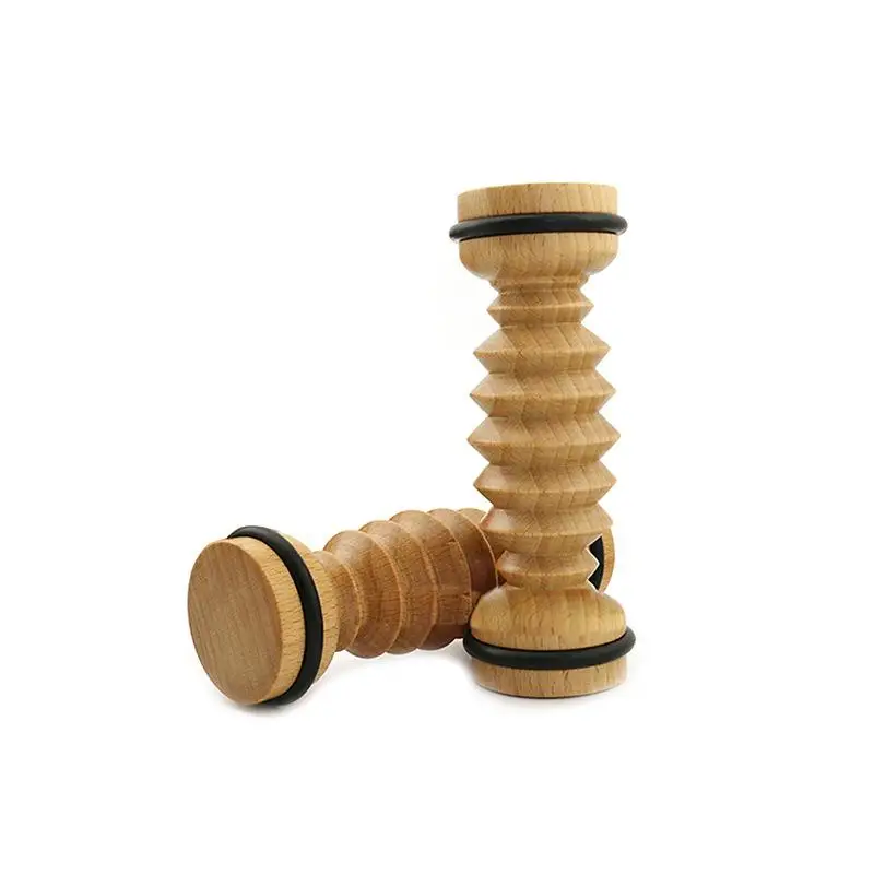 17cm Wooden Foot Roller Foot Massage Stick Therapy Reflexology Relax