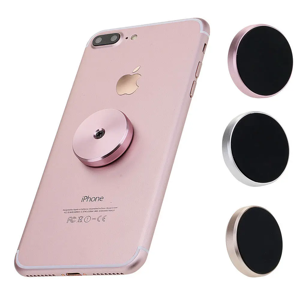 Metal-Universal-Car-Mobile-Phone-Holder-Magnet-Aluminum-Cell-Phone-Magnetic-Plate-Silicone-Sucker-Mount-Stand (2)