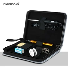 YINLONGDAO 60W/40W Adjustable Temperature Electric Soldering Iron Set Welding Solder Station Heat Pencil Repair Tool Kit